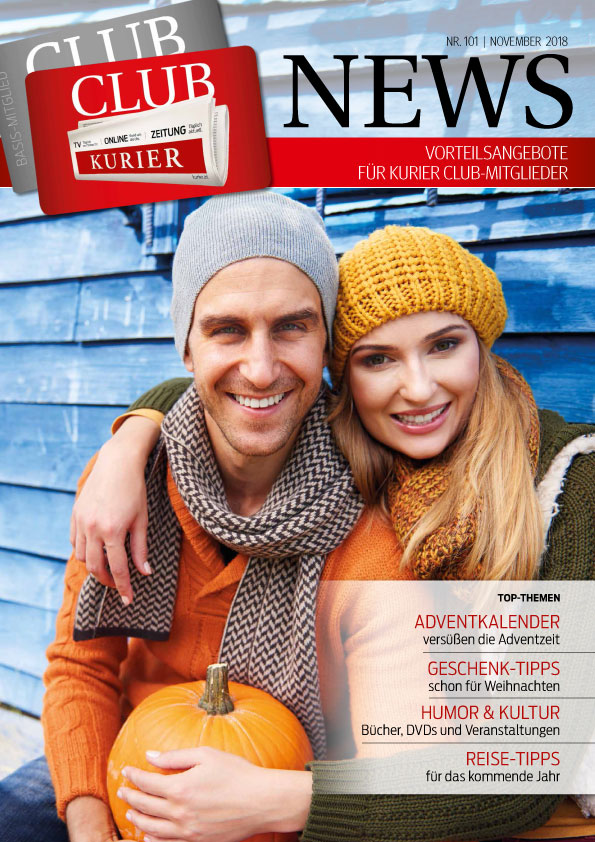 Kurier Abo Club Magazin Oktober 2018