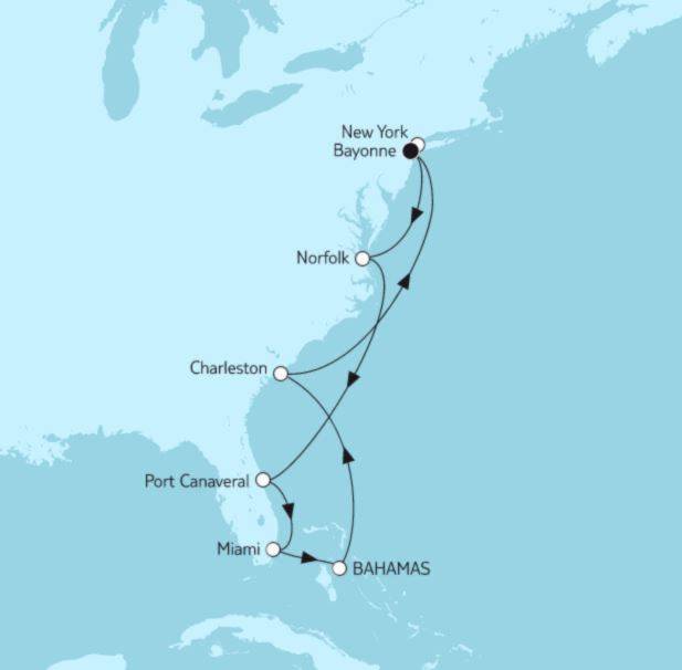 Tui Cruises Mein Schiff 1 New York Und Bahamas